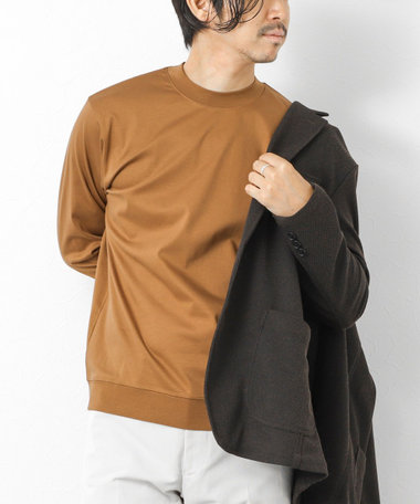 《ビジカジ対応》シルケットスムースドレスL/S Tシャツ 25AW