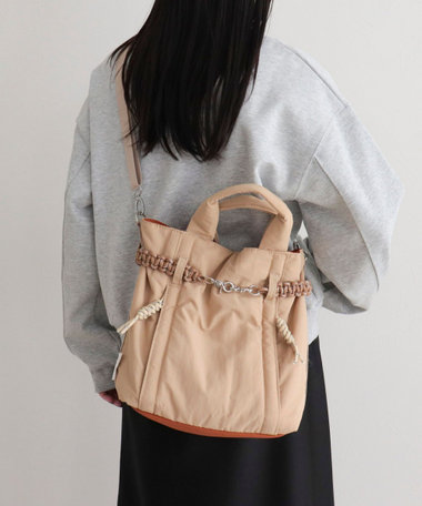 【CONTROL FREAK/コントロールフリーク】ナイロンコードベルトトートバッグ