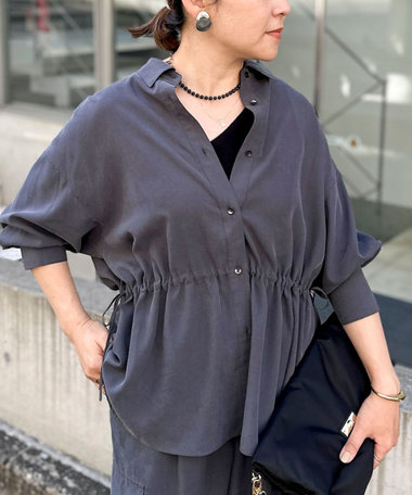 NOLLEY'S シャツ NOLLEY'S（ノーリーズ） シャツ ダブルポケットオーバーシャツ 26SS
