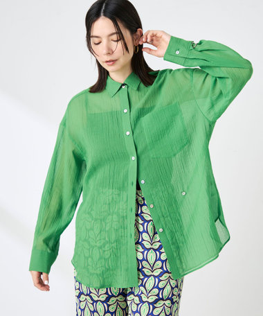 【NOLLEY'S】春色シャツ＋ベルト シャツ｜トップス｜NOLLEY'S(ノーリーズ）｜NOLLEY'S MALL（ノーリーズ