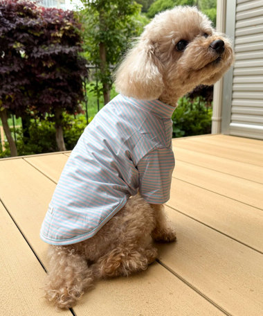 【FR PETS】COOLハイネックボーダーTee