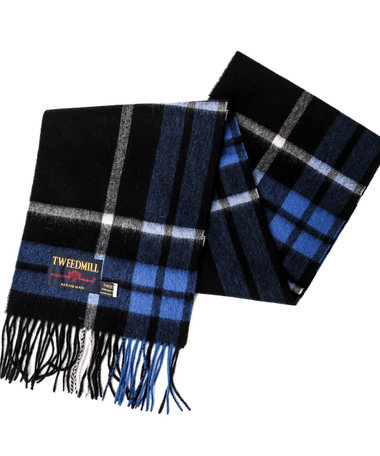 【TWEEDMILL/ツイードミル】Lambswool Muffler Check 25（3 