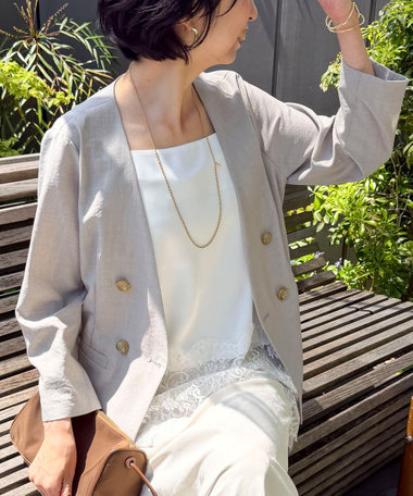 サップタンブラーノーカラージャケット