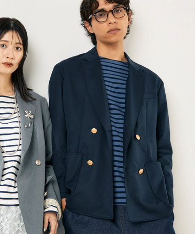 【GLOSTER/グロスター】NAVY BLAZER ネイビーブレザー 紺ブレ 金ボタン  ダブル（4-0092-5-55-002）｜GLOSTER(グロスター）｜men（MEN）｜NOLLEY'S MALL（ノーリーズ モール）