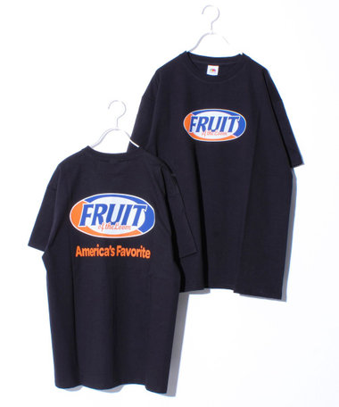 ［WEB限定 TIME SALE！］【FRUIT OF THE LOOM/フルーツオブザルーム】プリントTシャツ 前後プリント