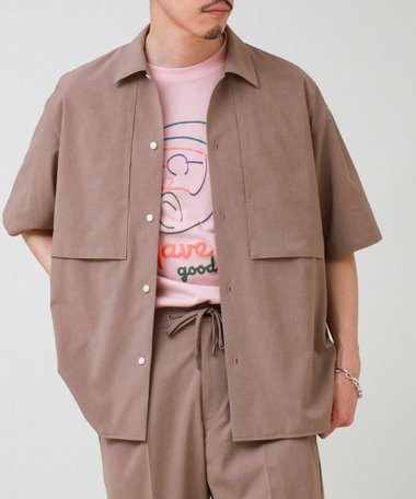 【COOLMAX/セットアップ着用可能】ポリトロS/Sシャツ