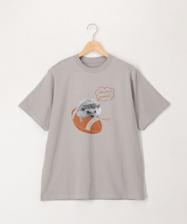 ガス焼きコットンペイントプリントT