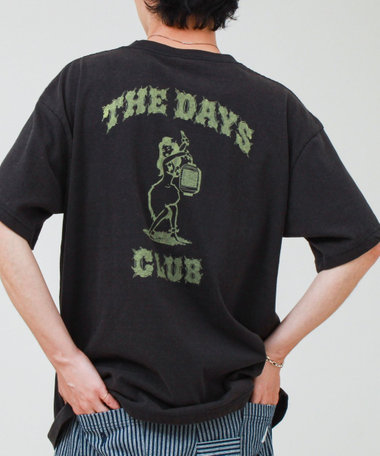 【THE DAYS/ザ デイ】HIGE MOJI ROMAJI TEE 髭文字 Tシャツ