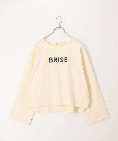 スパンコールロゴワイドスリーブプルオーバーカットソー