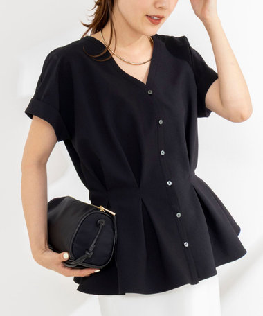 Ravissant Laviere ノーリーズ　ジョーゼットペプラムプルオーバー NOLLEY'S(ノーリーズ）｜NEW ARRIVAL｜NOLLEY'S MALL（ノーリーズ