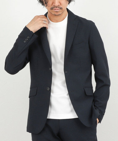 《ビジカジ/セットアップ対応》TRABEST サッカーテーラードジャケット 26SS