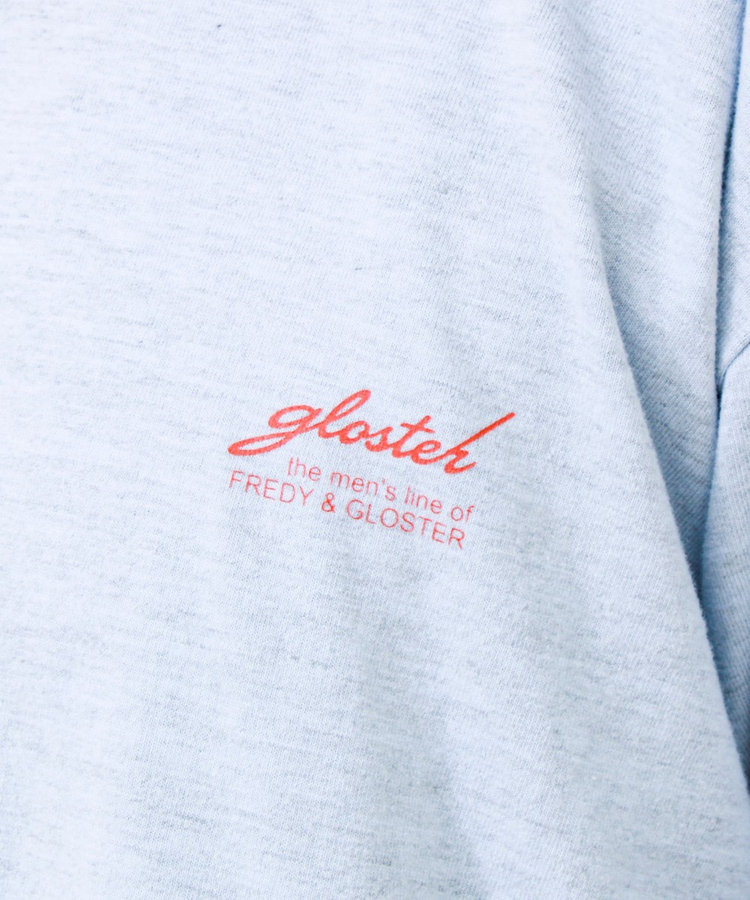 【SCREEN STARS/スクリーンスターズ】杢ボディ染め 配色ロゴ クルーネックカラーＴシャツ