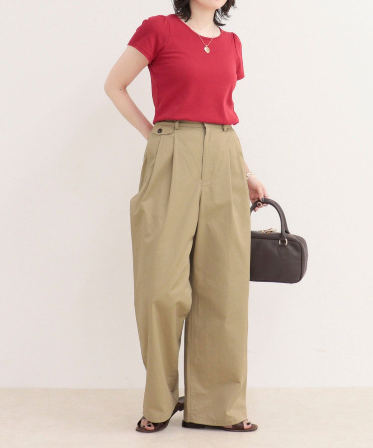 ボリュームデザインチノパンツ