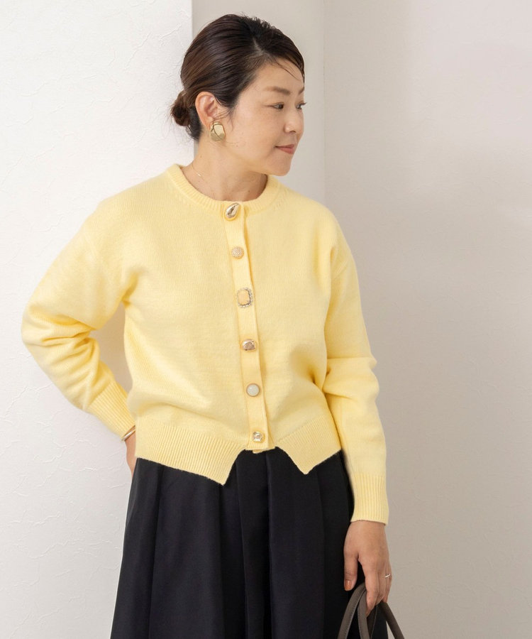 【TORRAZZO DONNA】【林(mayumi_nol)別注】別注ビジューカーディガン