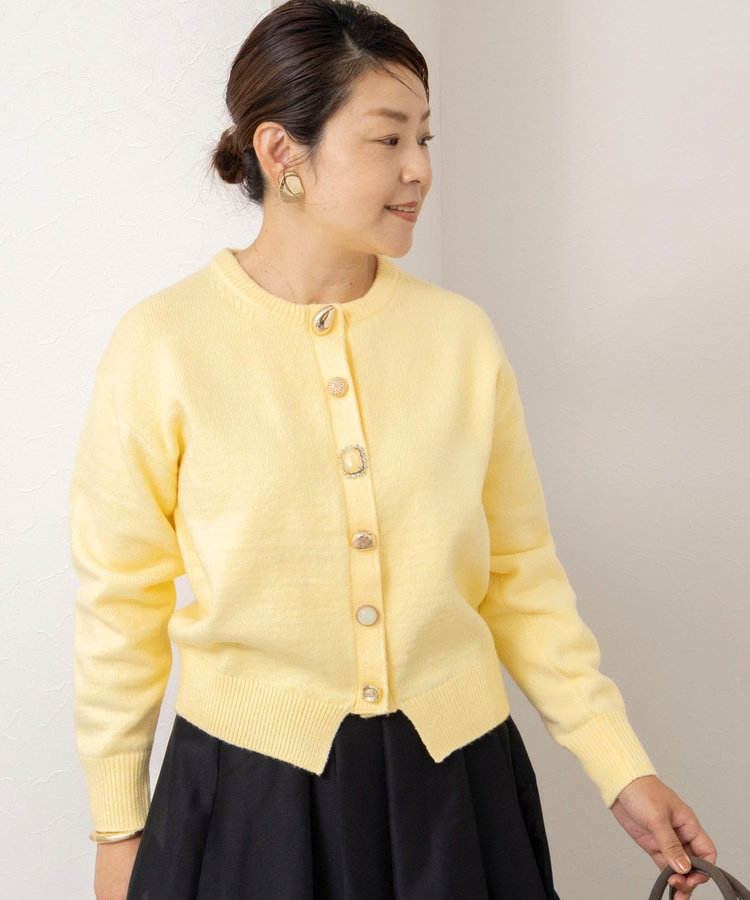 【TORRAZZO DONNA】【林(mayumi_nol)別注】別注ビジューカーディガン
