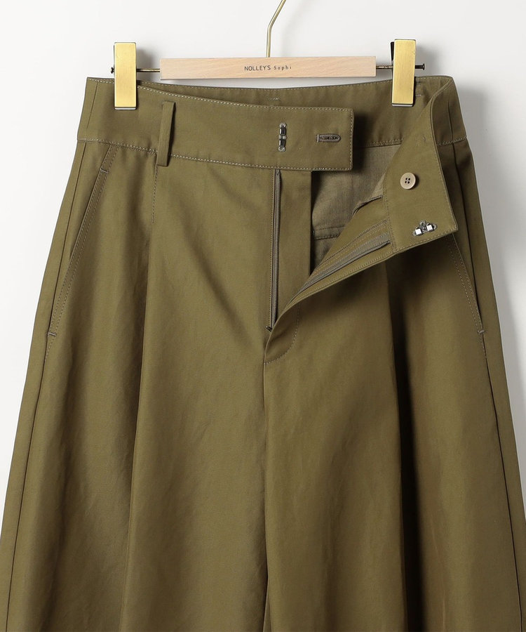 ウォッシャブルチノカーブパンツ