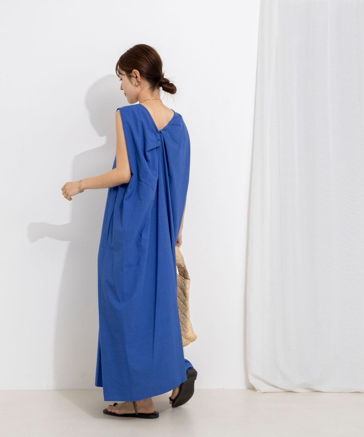 【WEB限定】ウォッシャブルバックツイストドレス