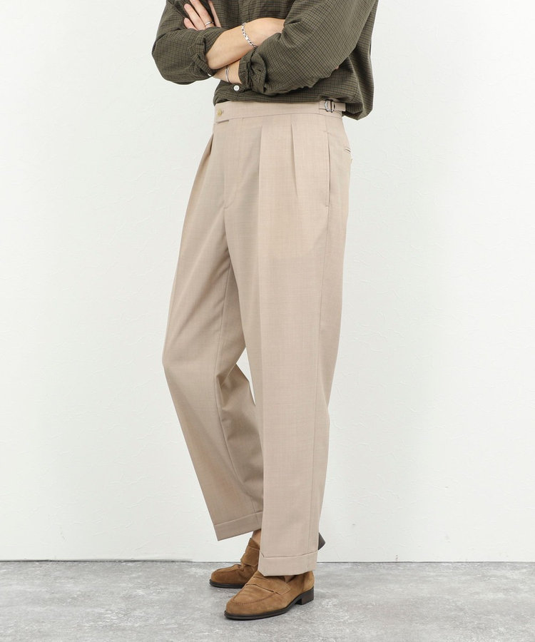 ウォッシャブルウールワイドスラックス 26SS