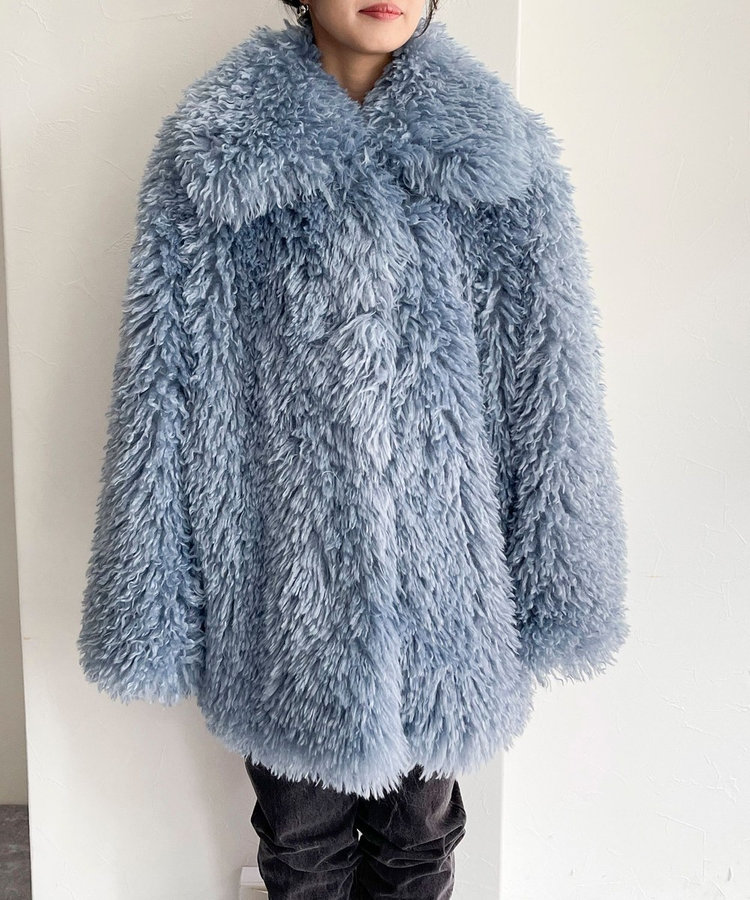 WEB限定】【JAKKE/ジャッキー】ANTONIA SHAGGY COAT（4-0335-6-28-902