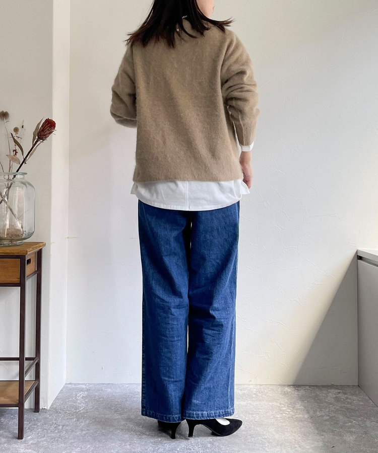 FOX混Vネックニットプルオーバー（4-0021-6-22-004）｜fredy emue