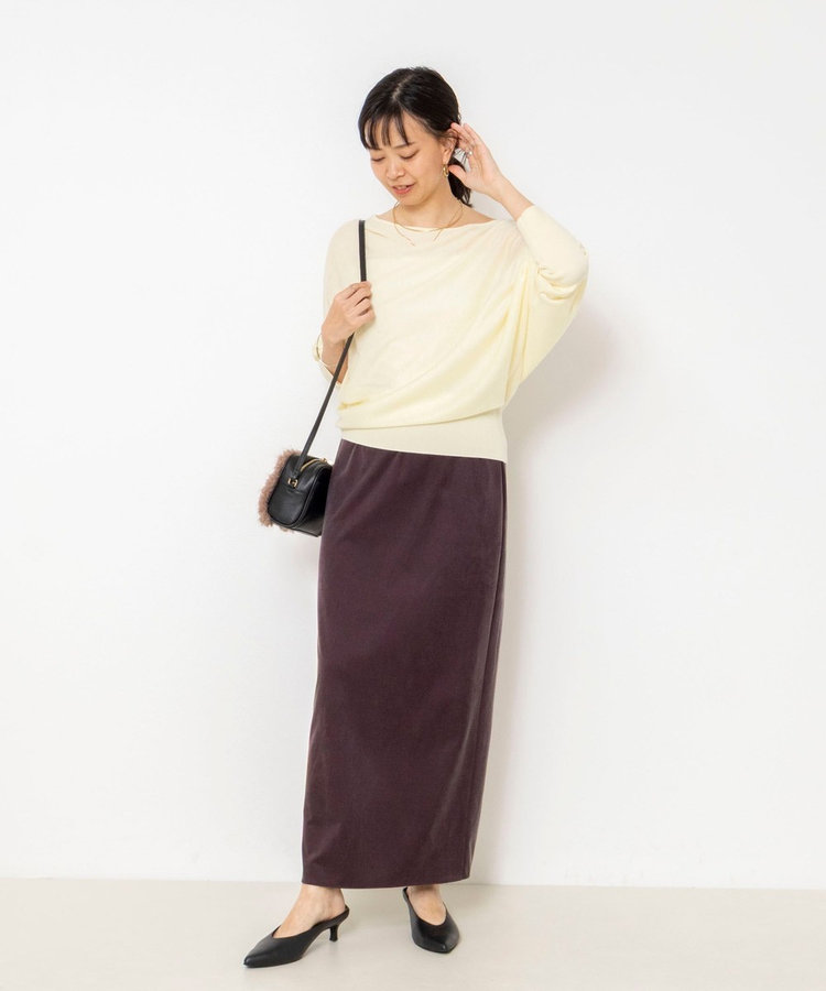 【BECシリーズ】【一部WEB限定カラーアイテム】ドレープドルマンプルオーバー