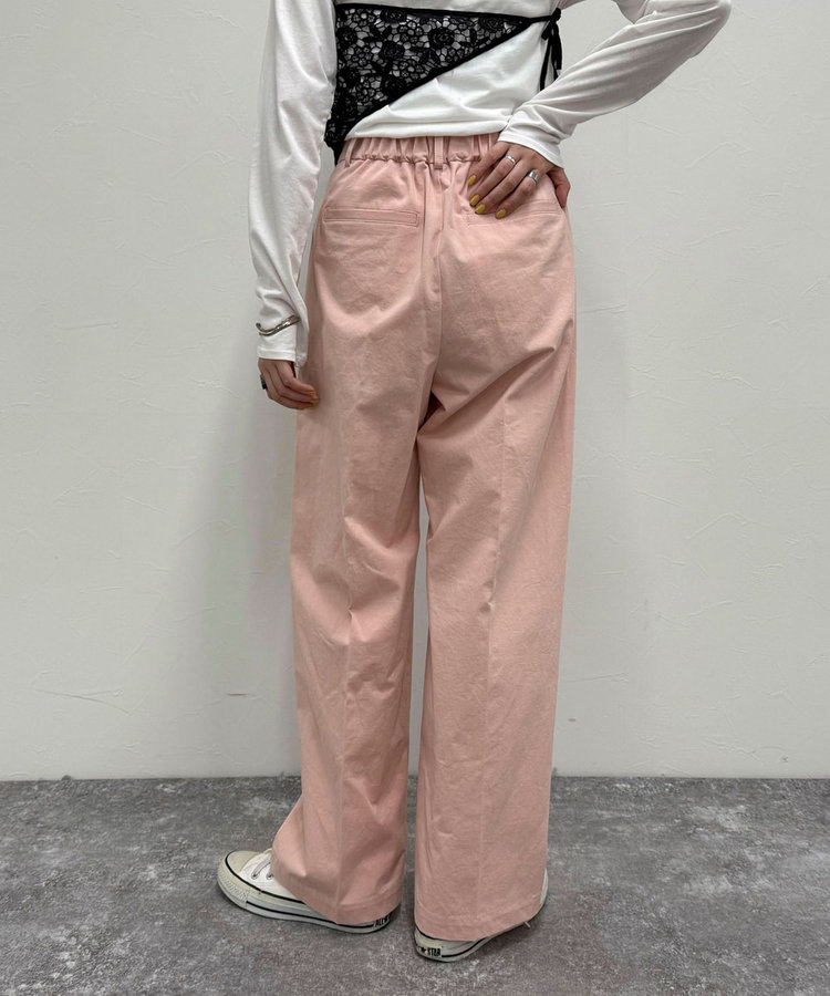 【お気に入り急上昇！/低身長サイズ34有り】チノタックパンツ
