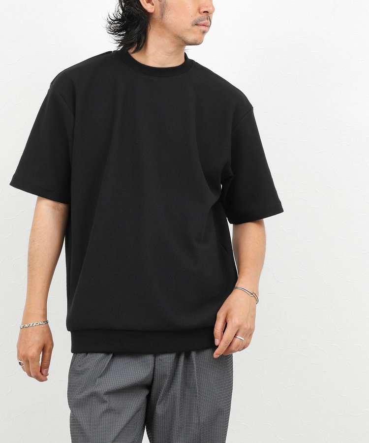 ［WEB限定 SPECIAL SALE！］《ビジカジ対応》ニット風カノコTシャツ 26SS