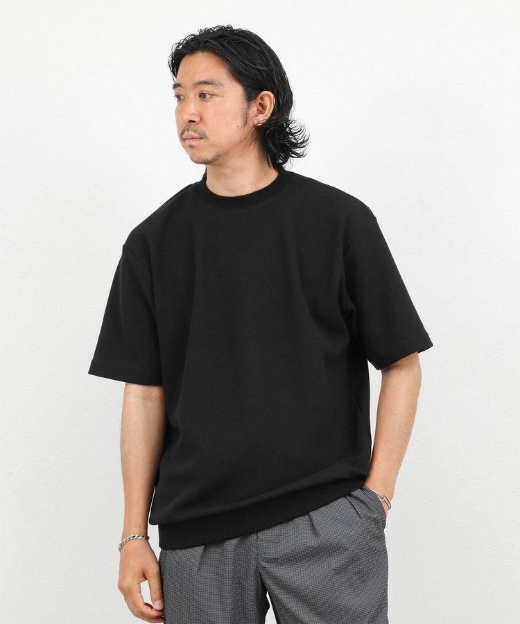 ［WEB限定 SPECIAL SALE！］《ビジカジ対応》ニット風カノコTシャツ 26SS
