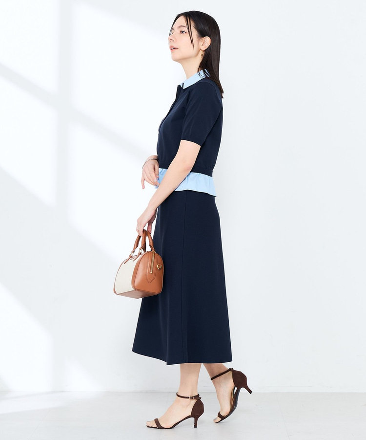 ［WEB限定 SPECIAL SALE！］《手洗い可能/セットアップ対応》Aラインニットスカート