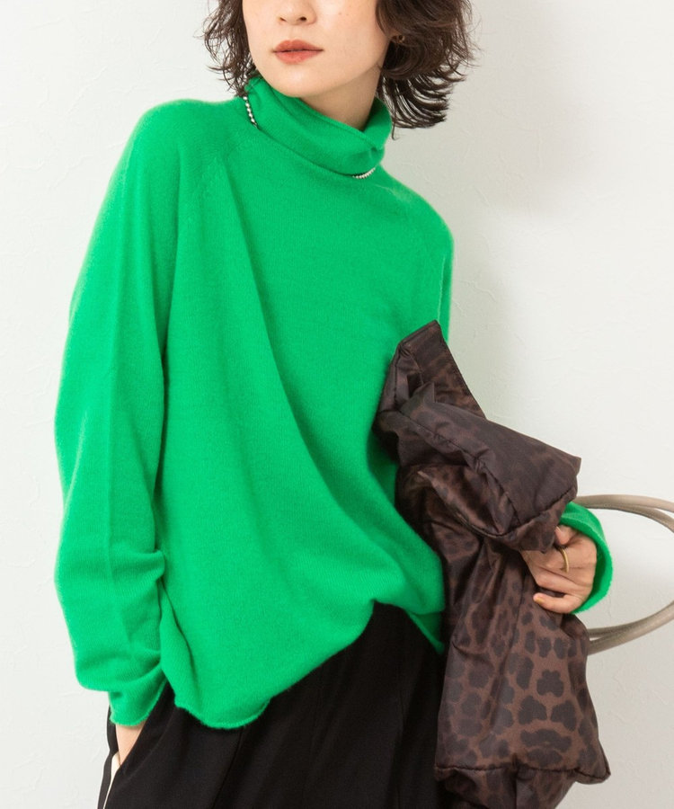 【WEB&一部店舗限定】PUREカシミヤタートルネックニット