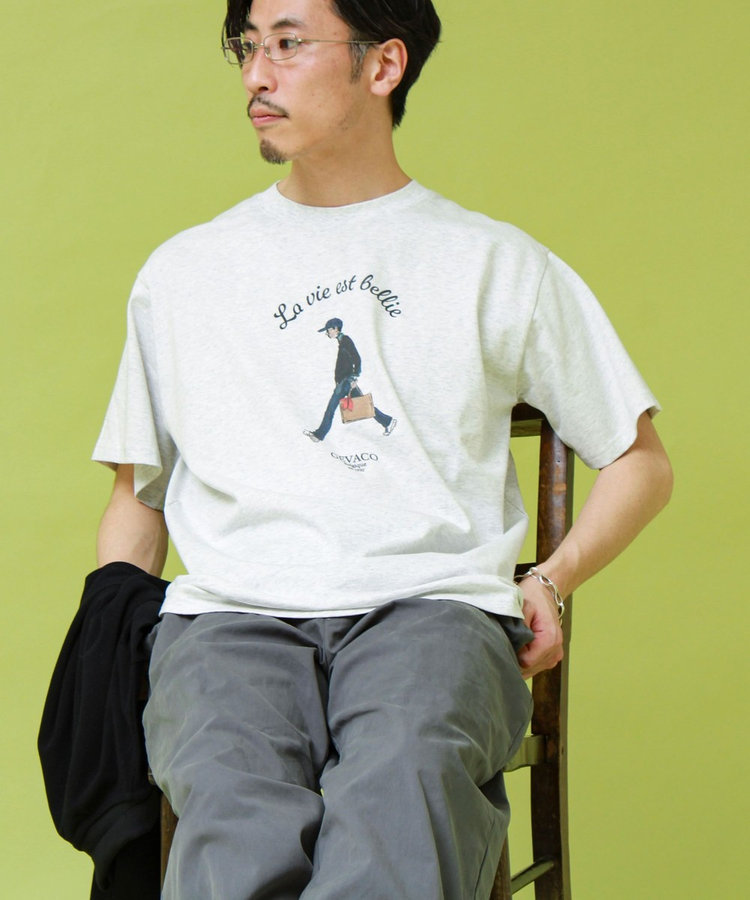 【GEVACO/ゲバコ】プリントＴシャツ