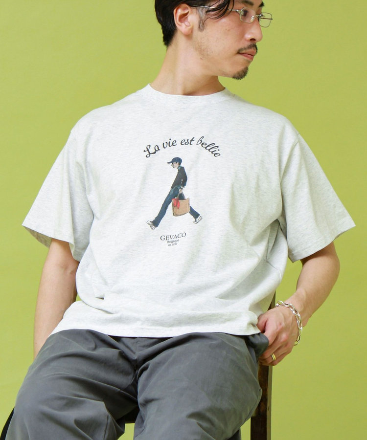 【GEVACO/ゲバコ】プリントＴシャツ