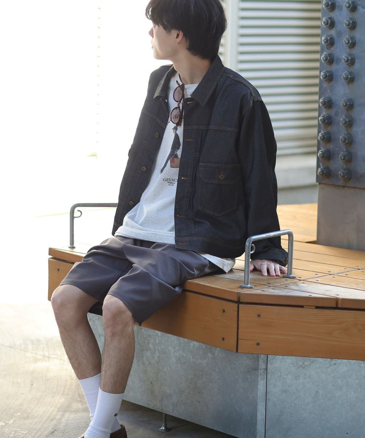 【WEB限定 GW SPECIAL PRICE】【軽量ストレッチ】メッシュデニム3rdタイプジャケット
