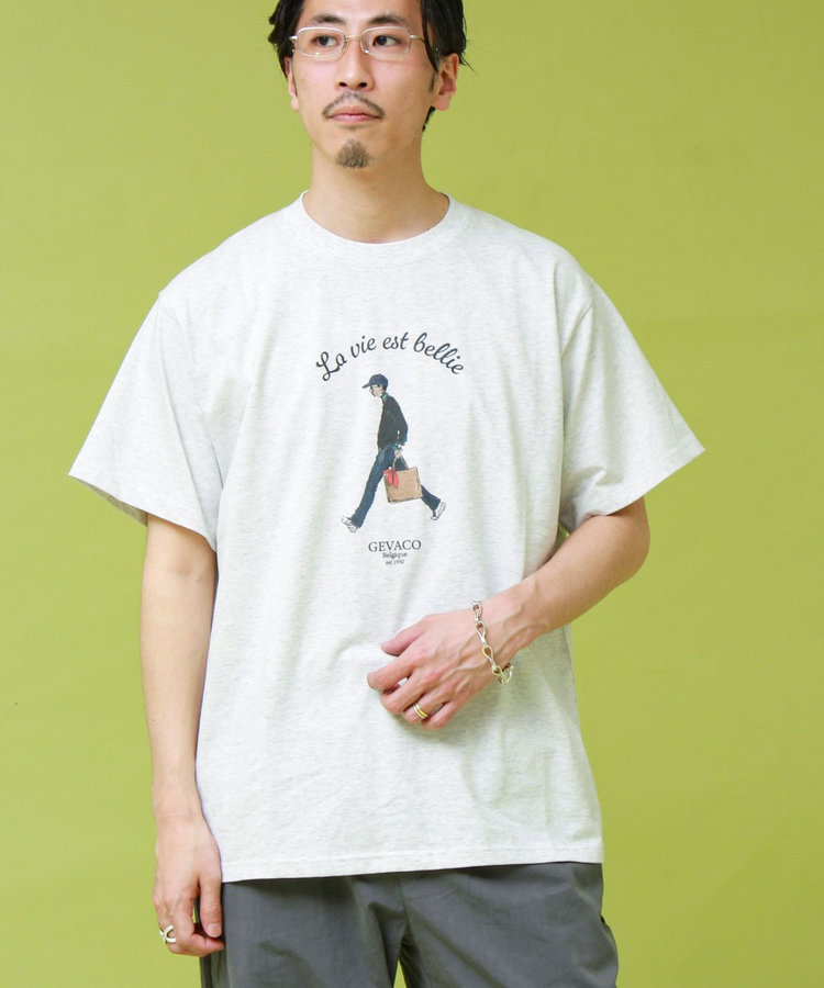 【GEVACO/ゲバコ】プリントＴシャツ