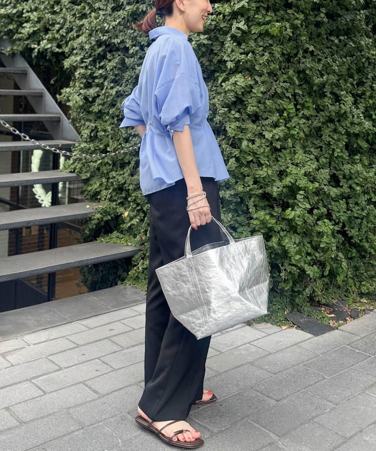 ［WEB限定 SPECIAL SALE！］《接触冷感》【BECシリーズ】ウォッシャブルシアースキッパータック半袖ブラウス