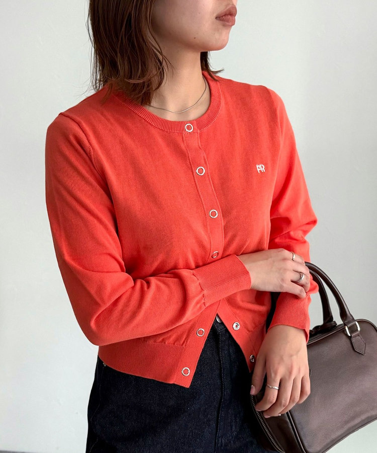 ベーシックFR刺繍カーディガン（5-0021-2-22-001）｜fredy emue