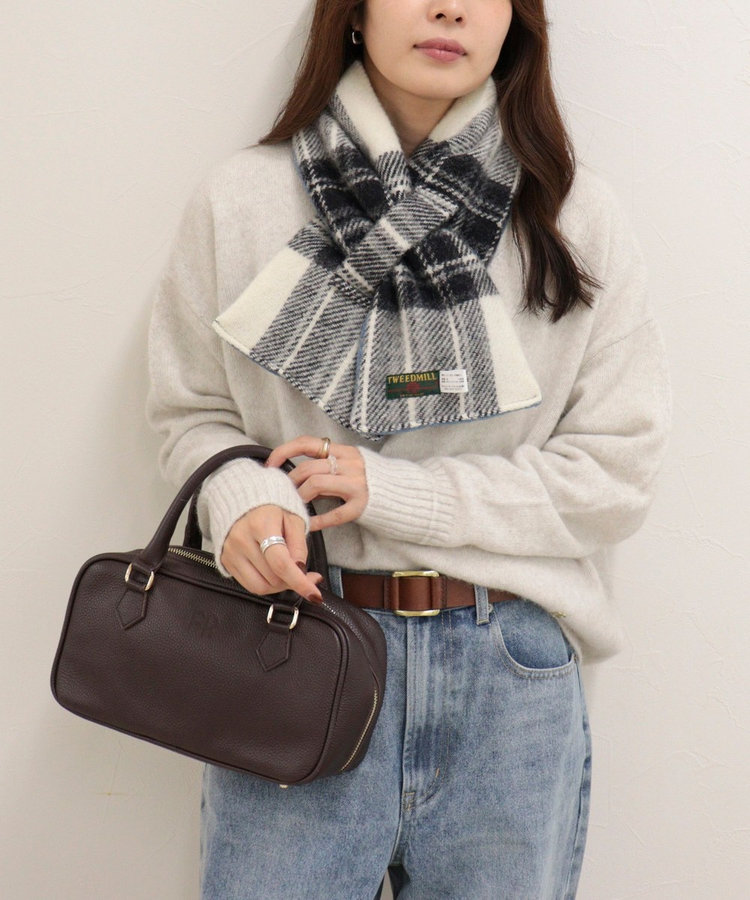 【TWEEDMILL/ツイードミル】別注カラーウール×フリースリバーマフラー