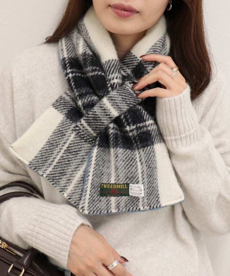 【TWEEDMILL/ツイードミル】別注カラーウール×フリースリバーマフラー
