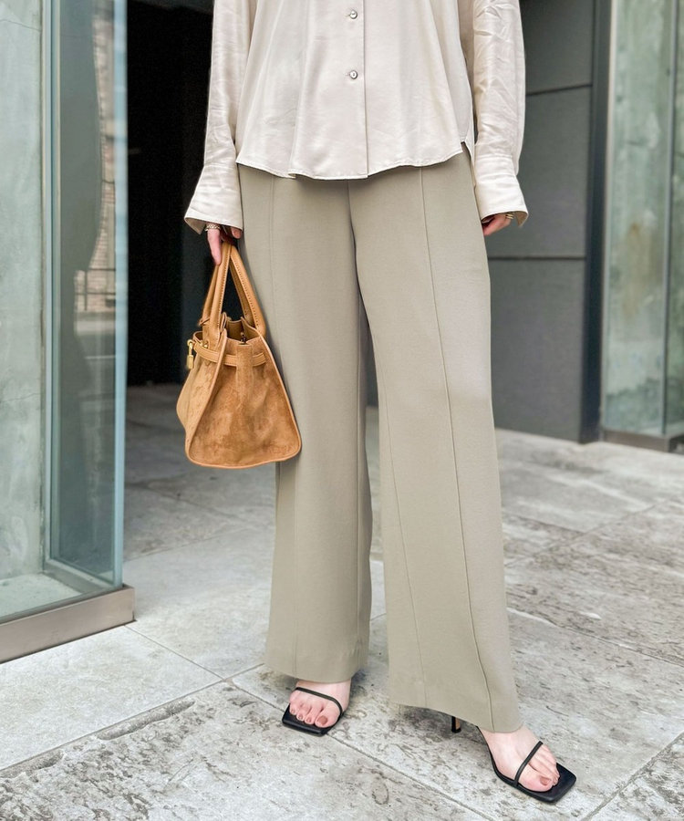 NOLLEY'S sophi ： ウォッシャブルギャバジンワイドパンツ 新品