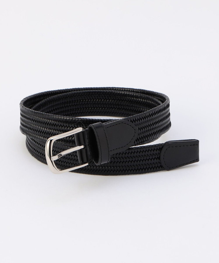 BRIEFING グレー 編み込み ベルト BRIEFING グレー 編み込み ベルト