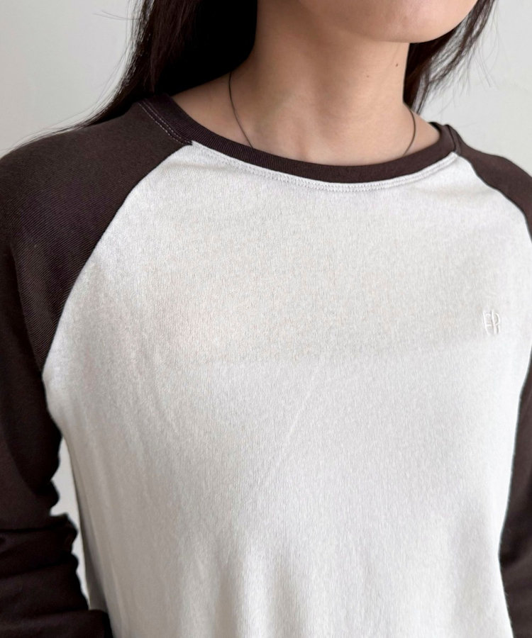 シアーラグランロンＴシャツ