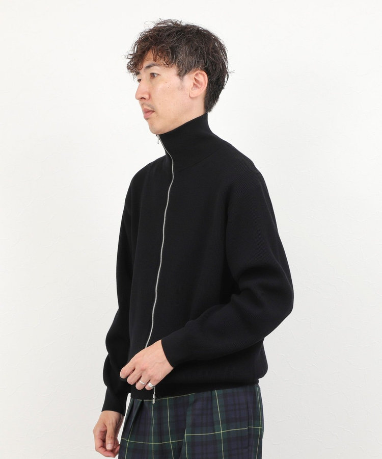 【BATONER/バトナー】HARD TWIST WOOL RIB DRIVERS KNIT ドライバーズニット 26AW