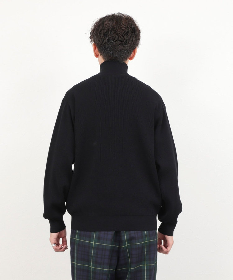 【BATONER/バトナー】HARD TWIST WOOL RIB DRIVERS KNIT ドライバーズニット 26AW