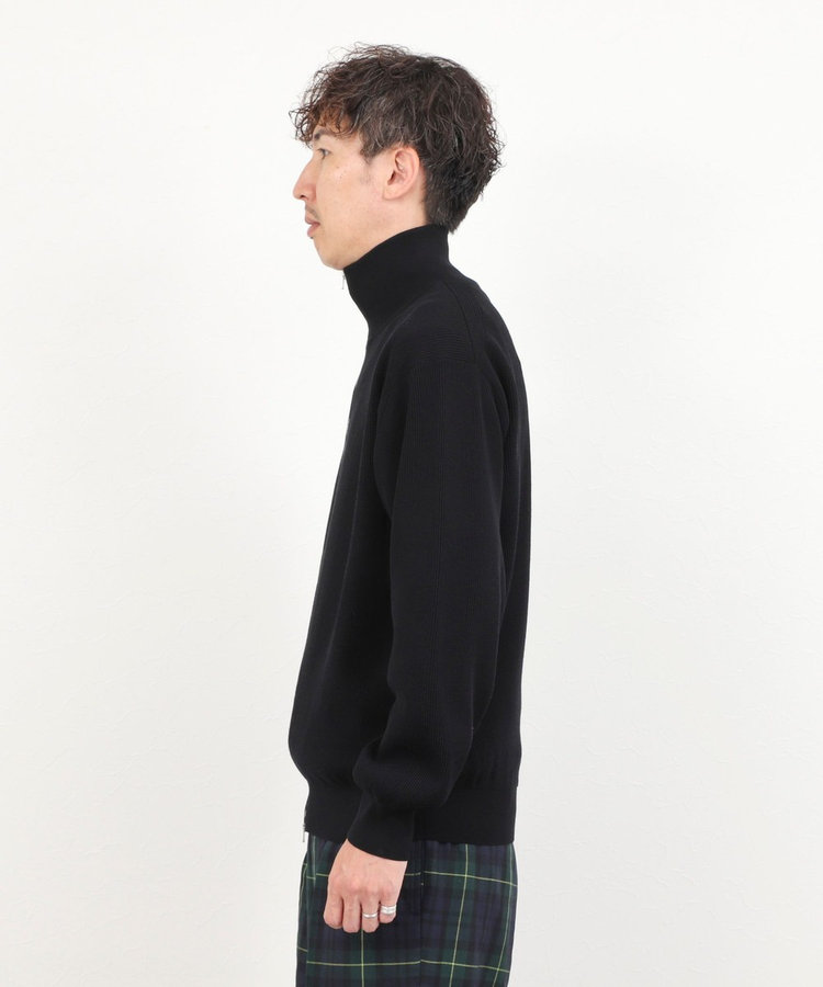 【BATONER/バトナー】HARD TWIST WOOL RIB DRIVERS KNIT ドライバーズニット 26AW