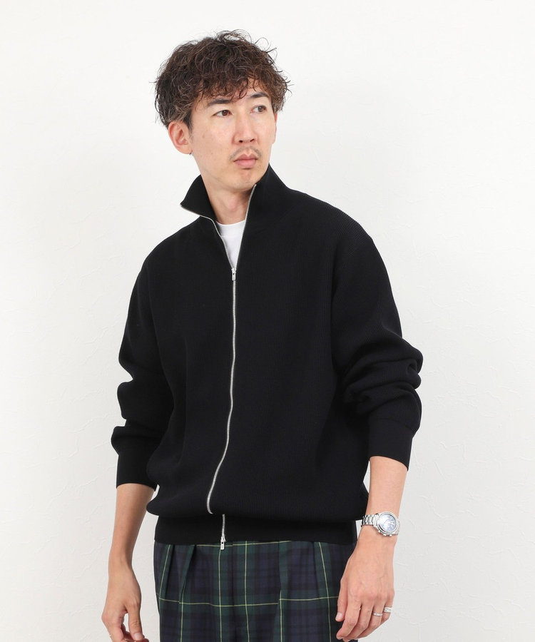 【BATONER/バトナー】HARD TWIST WOOL RIB DRIVERS KNIT ドライバーズニット 26AW