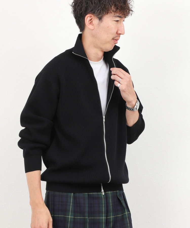 【BATONER/バトナー】HARD TWIST WOOL RIB DRIVERS KNIT ドライバーズニット 26AW