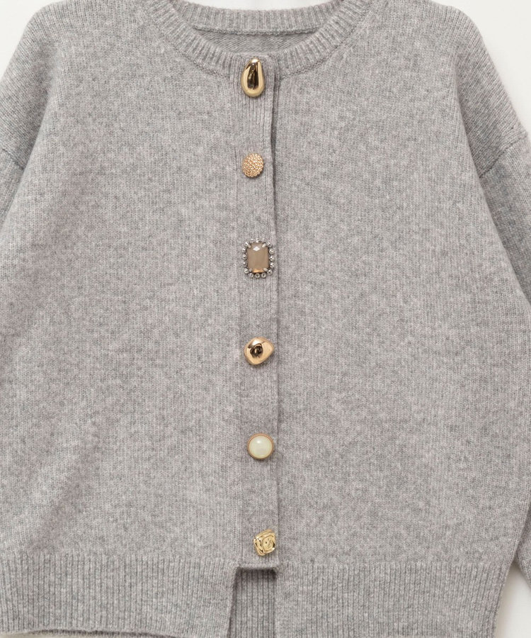 【TORRAZZO DONNA】【林(mayumi_nol)別注】別注ビジューカーディガン