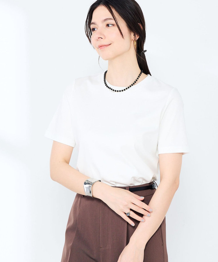 《手洗い可能》W&Wベイシック丈Tシャツ
