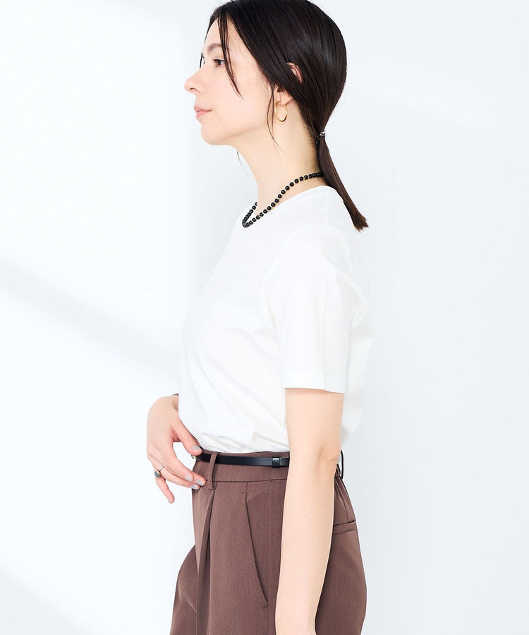 《手洗い可能》W&Wベイシック丈Tシャツ