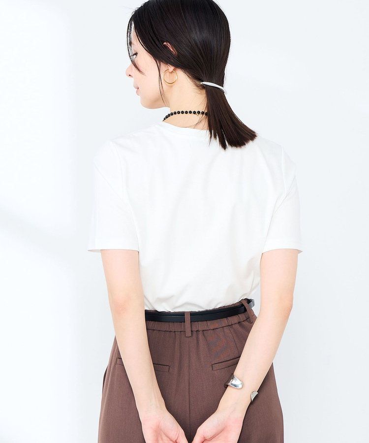 《手洗い可能》W&Wベイシック丈Tシャツ